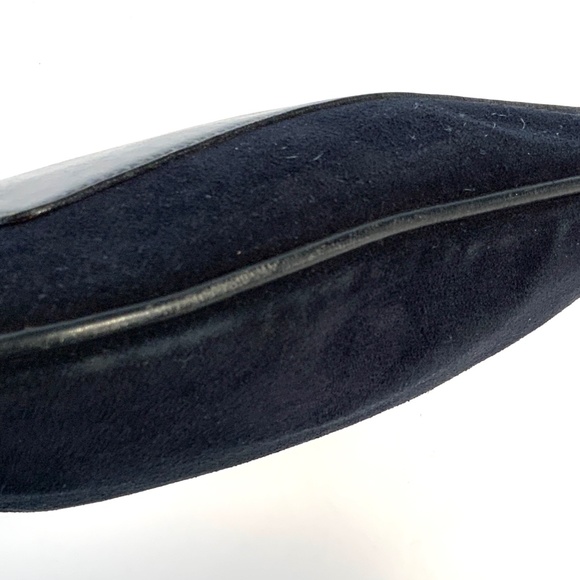 Vintage Gucci bag in navy blue suede and leather, early 1980s - Picture 7 of 11